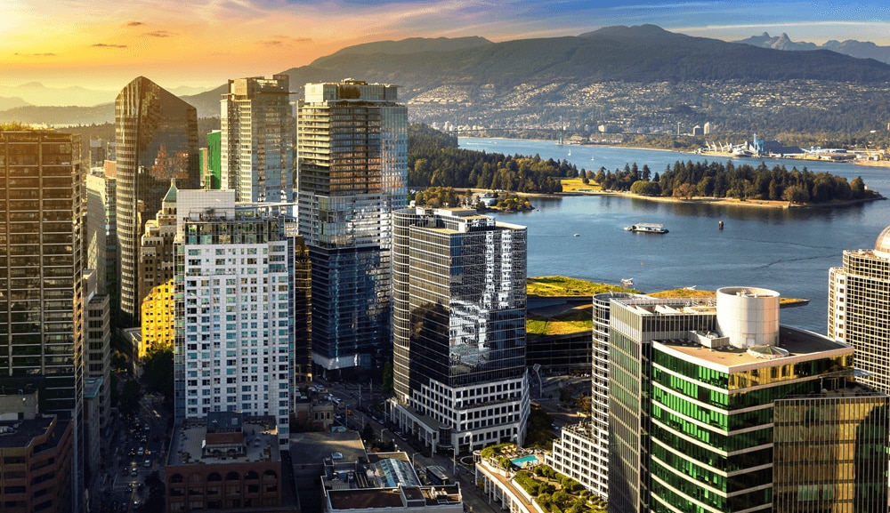 Downtown Vancouver, Canada.